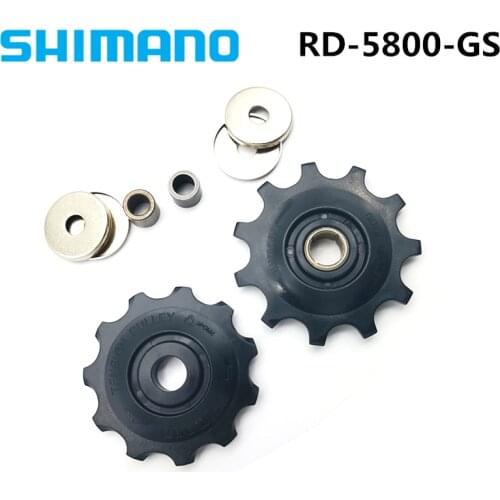 SHIMANO 105 RD-5800-GS Iamok Tension & Guide Pulley Set for Road Bicycle RD-R7000/M7000-11/M6000-GS/U5000 Bike Parts