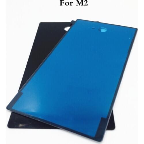 New Battery Back Cover For Sony Xperia M2 S50h Dual D2302 D2305 Rear Battery Door Back Cover Housing With NFC
