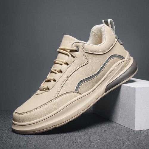 Causal male leisure sports black for sneakers shoe man Casual breathable hot leather mens sale Mens casual fashion shoes sport