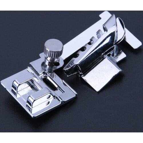 Domestic Sewing Machine Part Rolled Hem Edge Presser Foot Binder Shell Hemmer Presser Foot Part Household Sewing Accessories