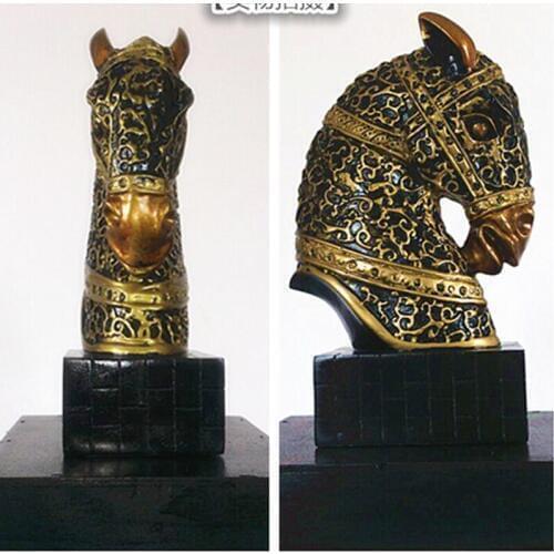 Four horse head props Magic Rotate props Takagism game Room escape props