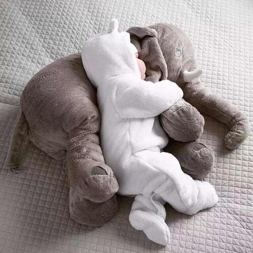 Gray Sleeping Friend Plush Soft Elephant 65cm Toy Gift Hobby Animal Game Baby Product Bebe Girl/Boys Accessory