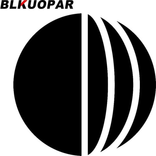 BLKUOPAR for Foundries Car Stickers Sunscreen Decals Fashionable Vinyl Material Windshield Campervan Waterproof Suitcase Decor