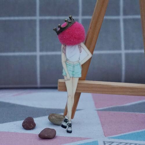 Icons on The Backpack womna girl Acrylic Badges Decoration Badge for Clothes Kawaii Pin Brooch