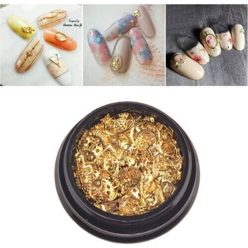 120Pcs Mixed Steampunk Moon Star Cogs Gear Charm UV Frame Resin Jewelry Fillings