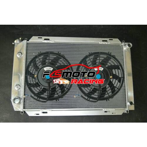 3 ROW Aluminum Radiator + Fan For 1979-1993 Ford Futura Mustang GT GL LTD Mercury Capri Lincoln Continental V6/V8 302 AT/MT 138