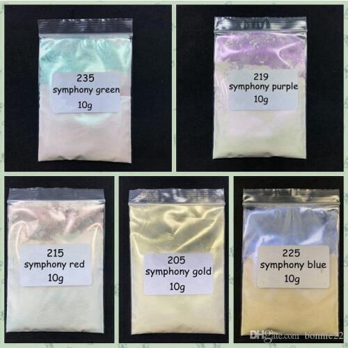500g Pearlescent Pigment White Symphony Mermaid Powder Make UP Eyeshadow Paint Soap Dye Soap Pigment Mica Powder Nail glitter