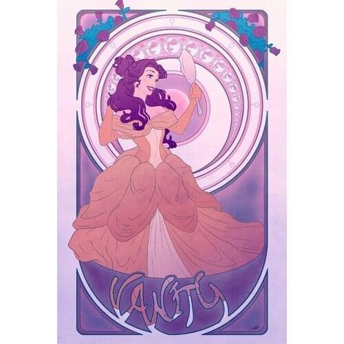 DIY Diamond Painting Disney Princess Tarot Card Series Full Square/Round 5D Cross Stitch Kit Handmade Mosaic Home Decoration