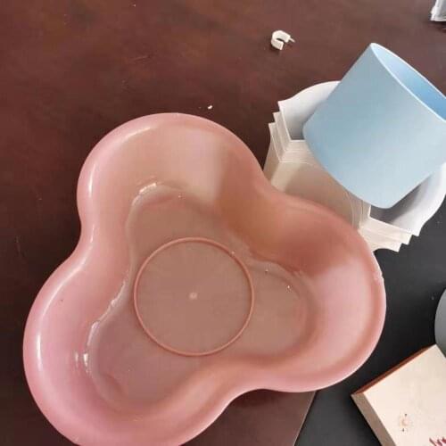 Drain Basin Drain Basket Double-Layer Household Plastic Vegetable Round Hot Pot platter Fruit Plate 2020 New Good Quality