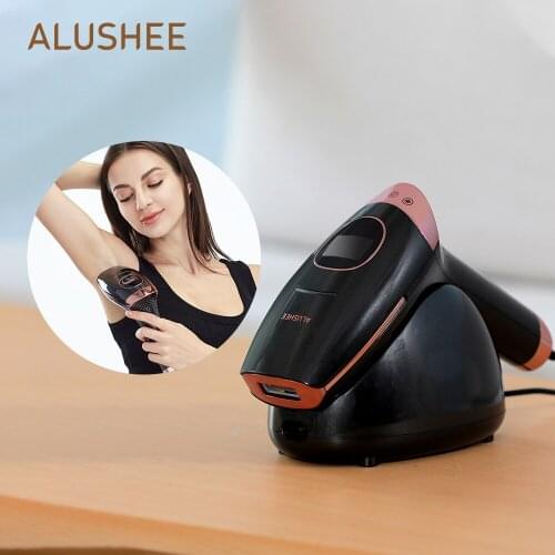 ALUSHEE Laser Epilator Hair Removal Permanent 0.9s Painless Cool Ipl Laser Hair Removal Machine Unlimited Flashes
