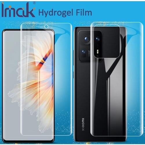 Imak Hydrogel Film For Xiaomi MIX4 MIX 4 Rear Front Back Soft Clear Screen Guard Protective oleophobic