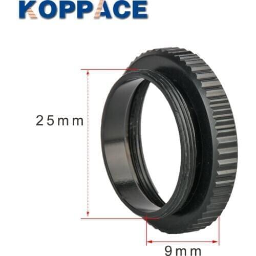 KOPPACE Microscope Lens C-Mount Interface Adapter Ring 25mm installation Size Industrial Microscope Camera Extension Ring