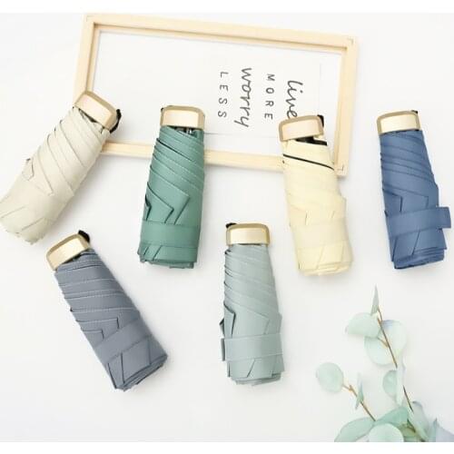 Sun Umbrella Very Small Mini Umbrella Vinyl Umbrella Pocket Sun Protection And Ultraviolet Protection Parasol