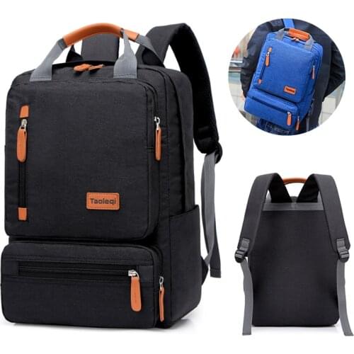 Mens 15 inch Laptop Backpack Casual Business Men Computer Backpack Oxford Waterproof Anti-theft teens Travel Crossbody Bag
