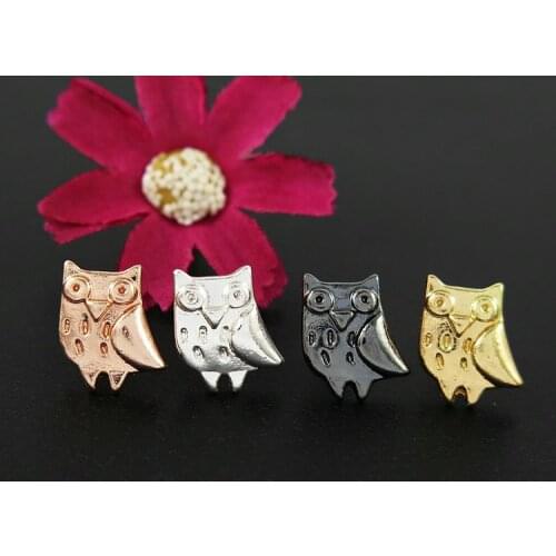 TianBo New Classic Fashion owl Animal brincos Jewelry Cute Stud Earrings For Women Girls --Special discount