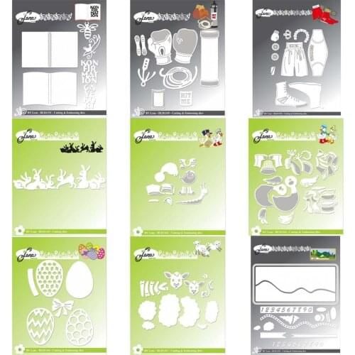 Easter Metal Cutting Dies for Scrapbooking Handmade Tools Mold Cut Stencil New 2021 DIY Card Make Mould Model Craft Decoration