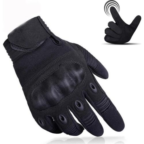 Rock Climbing Downhill Tactical Gloves Army Military Fitness Gloves Riding Men Women Outdoor Sports Non-slip Army Black Gloves