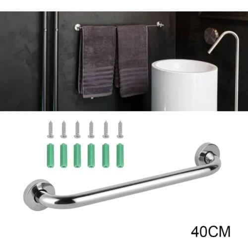 Stainless Steel Grab Bars Towel Rack Shower Handle Secure Grip Handrail Safety Support Handle for Elderly Handicapped