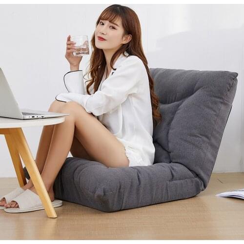 Hotsell thicken sponge foam Lazy bean bag tatami single folding window resting bed chair computer sofa chair