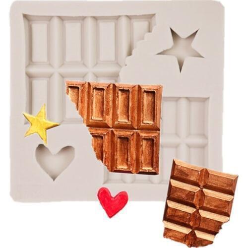 Sugarcraft Chocolate Star Silicone Mold Fondant Cake Decorating Tools Clay Resin Candy Mold