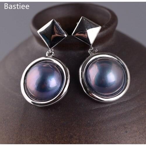Bastiee Ethnic Earings Fashion Jewelry 925 Sterling Silver Earrings Gifts For Women Drop Earrings Vintage Jade Silver