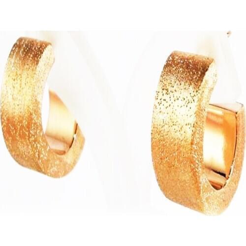 Minoplata earrings hoop diamond coated in silver exquisite rose for a women party elegant perfect for gift