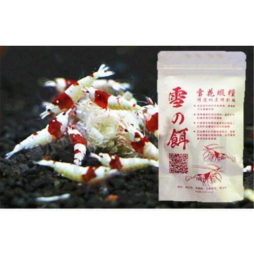 Taiwan Snowflake Shrimp Food Crystal shrimp feeding 50g 1 pack for shrimp growth