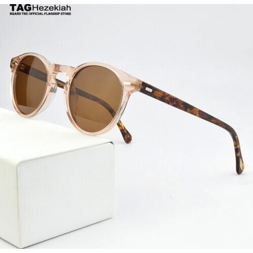 OV5186 Brand vintage polarized sunglasses men luxury designer sun glasses for women fashion 2021 new retro Driving Mirror Goggle