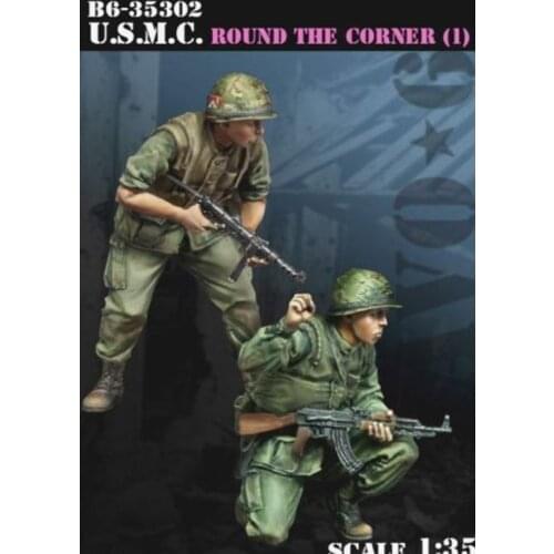 Vietnam War U.S. Army resin soldier two-person kit model 1：35