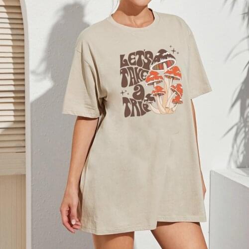 Kuakuayu HJN Take A Trip Mushrrom Vintage Illustration Tshirt Mycology Vintage Nature Shirt Historical Fungi Mushroom Shirt