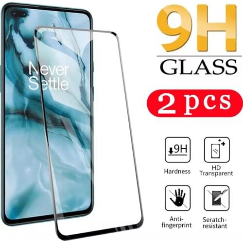 2/1Pcs full cover for oneplus Nord N10 N100 Clover 8 8T plus 7 7T pro 6 6T phone screen protector tempered glass protective film