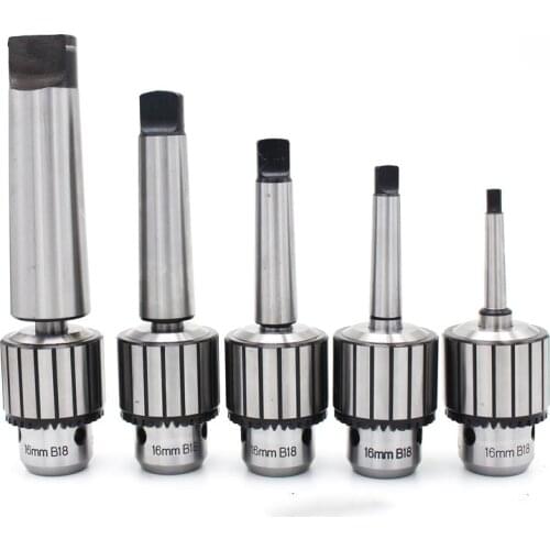 1set Morse Cone MT1 MT2 MT3 MT4 B10 B12 B16 B18 Light Duty Key Drill Chuck 0.6-6mm 1.5-13mm 1-10MM Taper Arbor CNC Machine