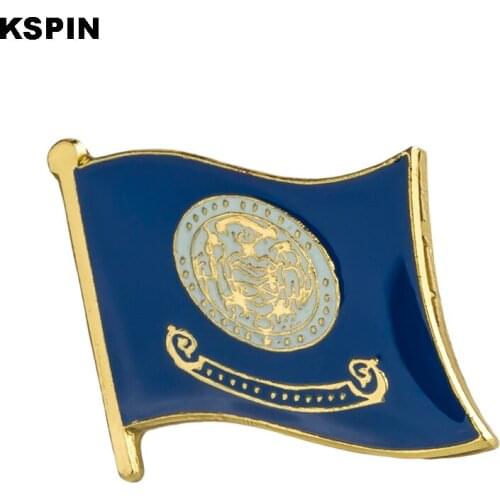 U.S.A Idaho State Badges Flag Badge Flag Lapal Pin On Backpack Pins For Clothes 10pcs XY0227
