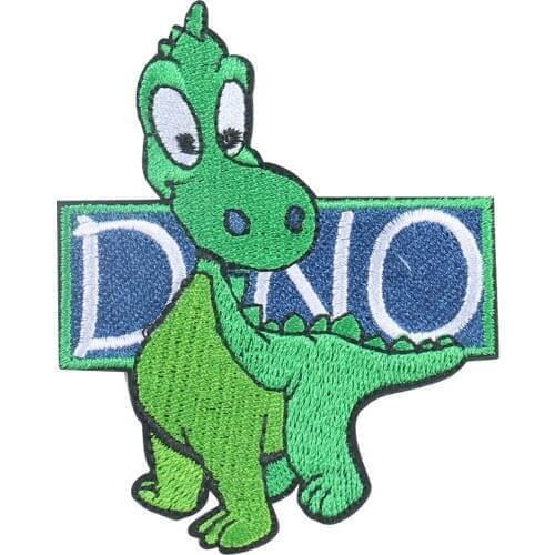3PCS Cartoon Dinosaur Badge Patches Iron on Patches for Clothes Embroidery Applique DIY Bag Kids Clothes Stickers Wholesale