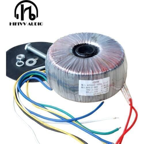 600W transformer power amplifier circular 50-0-50V 15-0-15V 12-0V 220V transformer dedicated transformer