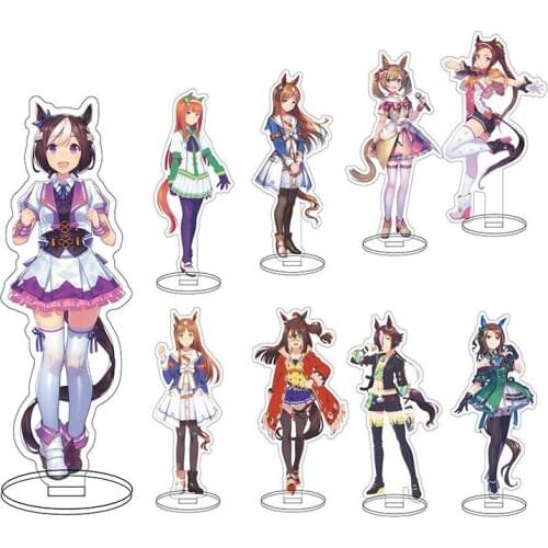 Anime Umamusume: Pretty Derby Silence Suzuka Tokai Teio Acrylic Stand Figure Desk Decor Collection Model Toy Gifts Cosplay