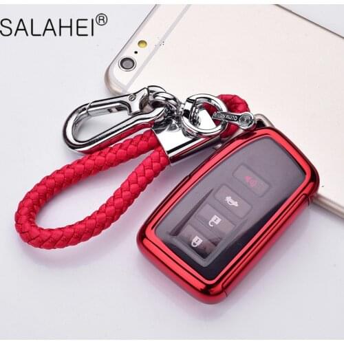 New TPU+PC Car Styling Key Case Cover For Lexus NX GS RX IS ES GX LX RC 200 250 350 LS 450H 300H keychain Auto Shell Accessorise