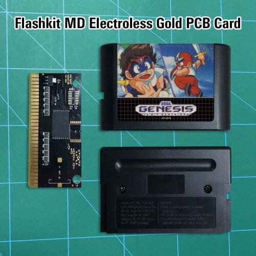Chiki Chiki Boys - Flashkit MD Electroless Gold PCB Card 16 bit MD Games Cartridge For MegaDrive Genesis console