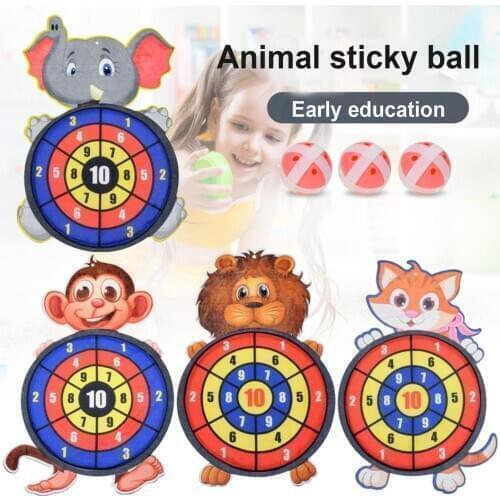 Children Cartoon Animal Dart Board Cute Elephant Target Dart Accuracy Precision Target Kids Leisure Time Sports Accessories
