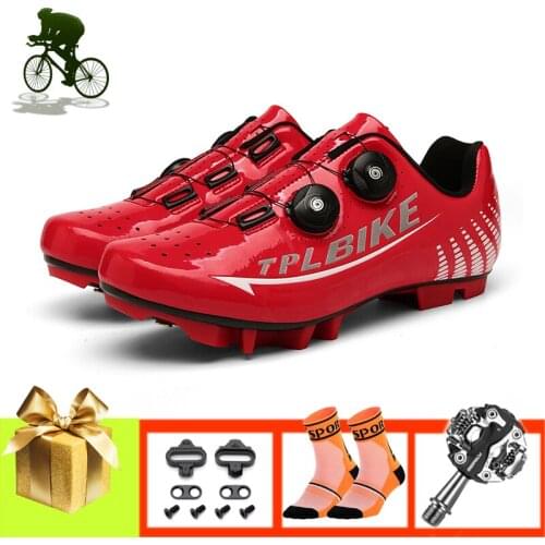 Professional cycling shoes sapatilha ciclismo mtb pedals SPD sneakers men mountain bike shoes self-locking breathable mtb shoe