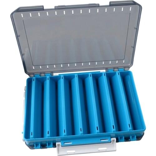 Love Lua New Double-sided Wooden Shrimp Box Bait Storage Box Plastic Fishing Tackle Storage Box