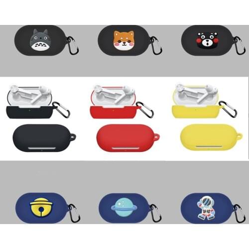 Washable Silicone Protective Cover Shell Anti-fall Earphone Case for OnePlus Buds Z TWS Wireless Bluetooth Earphones Accessories