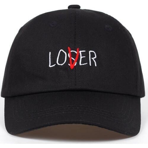2018 new men women LOSER embroidery Dad Hat cotton Baseball Cap Unconstructed Fashion Unisex Dad cap hats Bone Garros