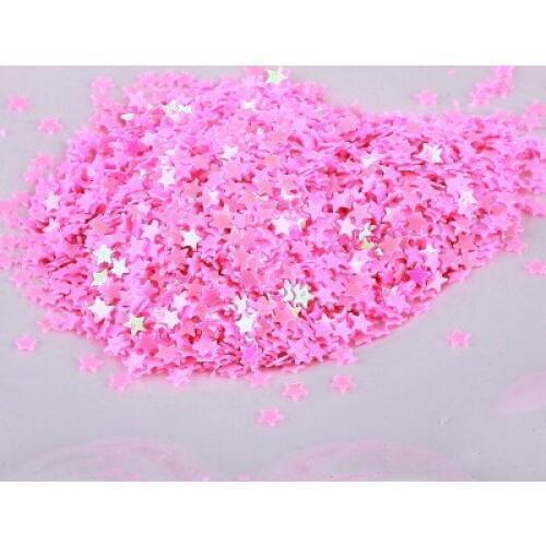 30g/lot 3mm Star Sequins Nail Art Flat Loose Sequins Paillettes Wedding Craft Kids DIY Accessories Pink AB Confetti Spangles