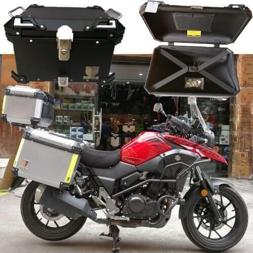 Suitable for Suzuki/Honda/Kawasaki/Motorcycle general aluminum alloy tail box/35L-45L trunk/storage box/storage box/travel box