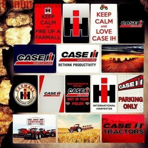 Farm Tractors Vintage Metal Tin Signs Parts Service Posters Farming Wall Art Stickers Plaque Farm Decoration Home Decor ZSS3