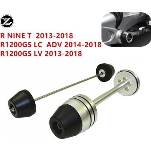 For BMW R NINE T 2013-2018 R1200GS ADV 2013-2018 Motorcycle CNC Frame Sliders Crash Pad Cover Falling Protector Guard