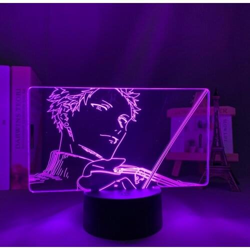 Anime Led Night Light Given for Bedroom Decor Light Color Changing Usb Battery Powered Birthday Gift Manga Lamp Given