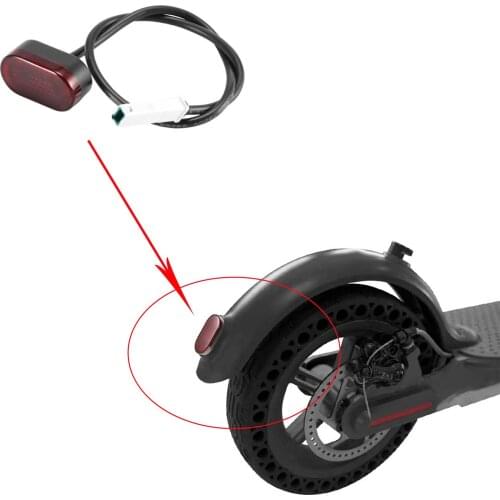 Rear Tail Lamp With Screws LED Stop Taillight Back Brake Light With Original Plug For Xiaomi M365 Electric Scooter Safety Light