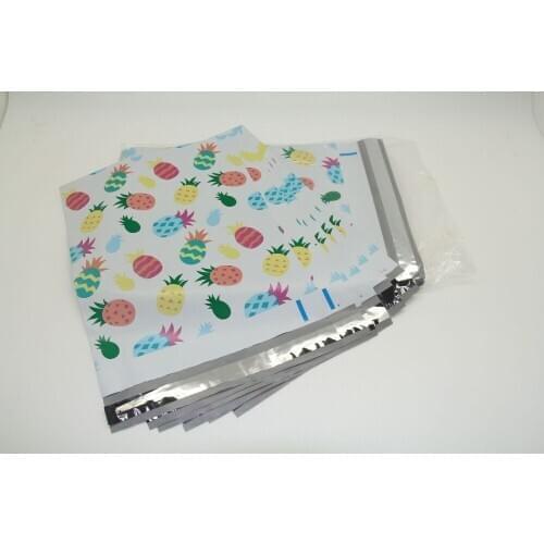 1000Pcs Pineapple pattern Plastic Post Mail Bags Poly Mailer Self Sealing Mailer Packaging Envelope Courier express bag lin3927